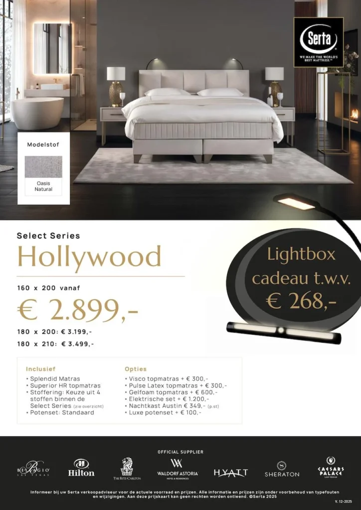 Serta Hollywood Jubileumset