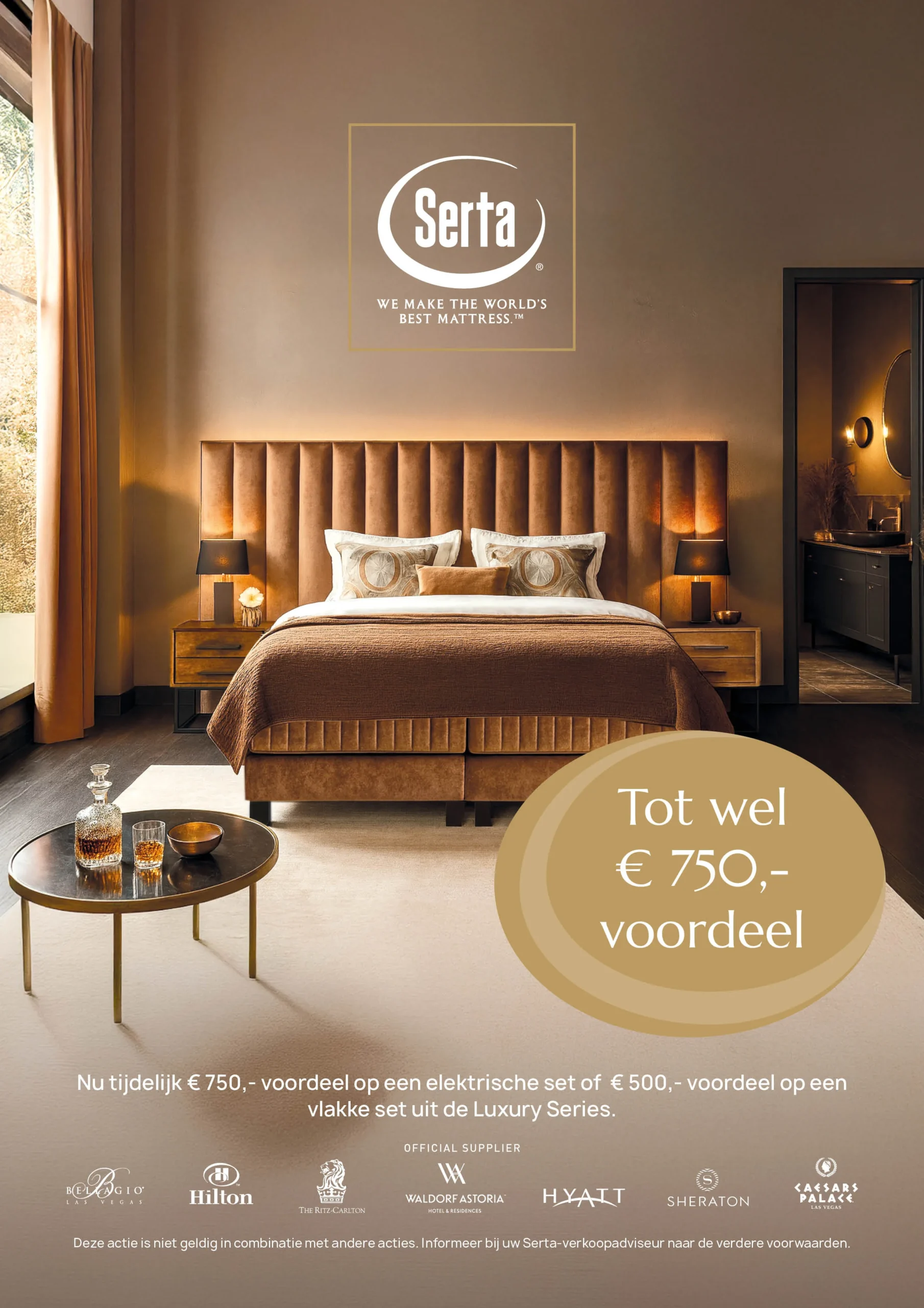 Serta luxury collectie actie