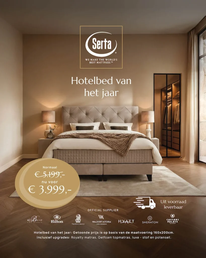 Home 8 Template actie los beeld hotelbed van het jaar 1080x1350px 0925 Beds Only